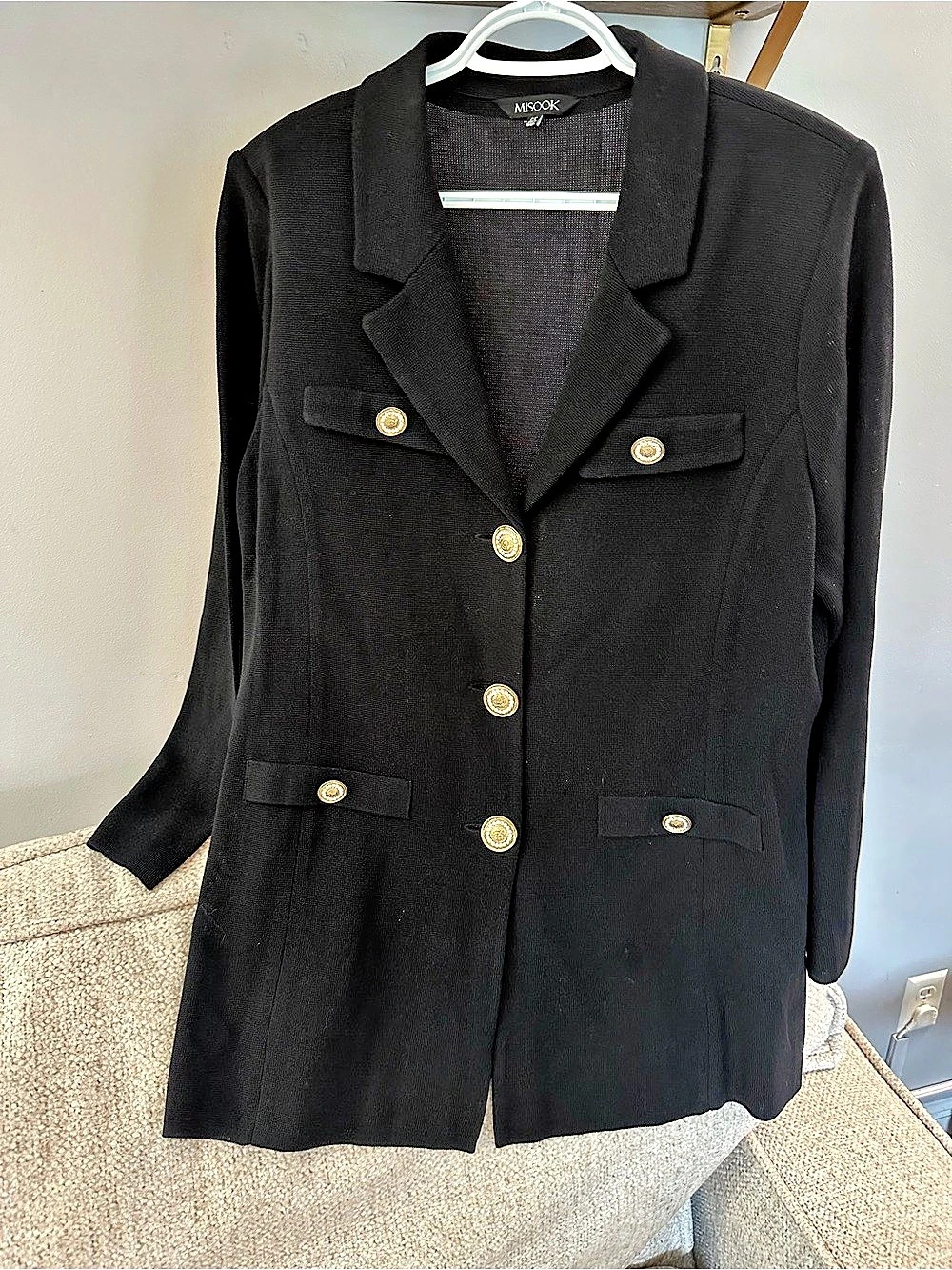 MISOOK Women’s Black Blazer Size XL